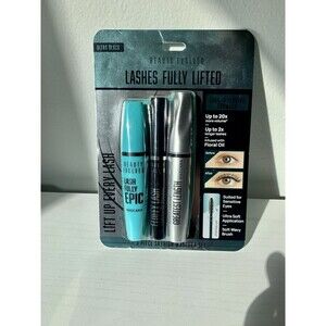 Beauty Evolved Lashes Fully Lifted 3pc Mascara set Lengthening NEW Ultra Black